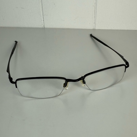 Oakley Polished Black Jackknife 4.0 Eye Glass Frames (51 19 138) Half Rim
